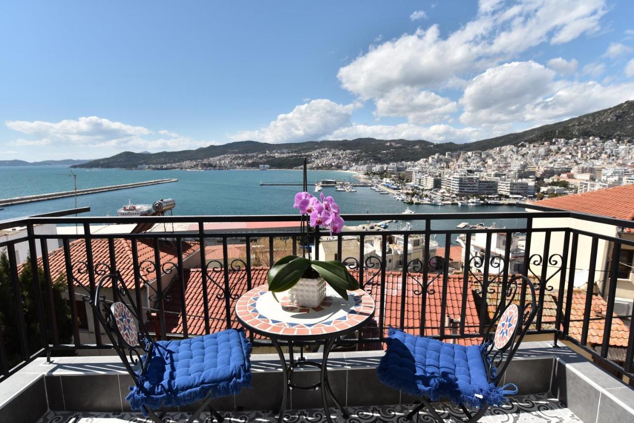Golden Sea View - Old Town Lägenhet Kavala Exteriör bild